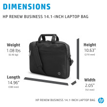 HP Renew Business 14.1 nešiojamojo kompiuterio krepšys HP Renew Business 14.1 nešiojamojo kompiuterio krepšys