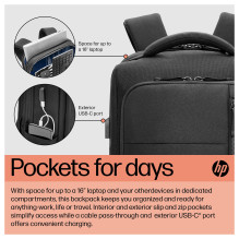 HP Renew Executive 16-inch Laptop Backpack HP Renew Executive 16-inch Laptop Backpack