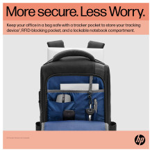 „HP Renew Executive“ 16 colių nešiojamojo kompiuterio kuprinė „HP Renew Executive“ 16 colių nešiojamojo kompiuterio kuprinė