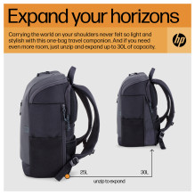 HP Travel 25 Liter 15.6 Iron Gray Laptop Backpack HP Travel 25 Liter 15.6 Iron Gray Laptop Backpack