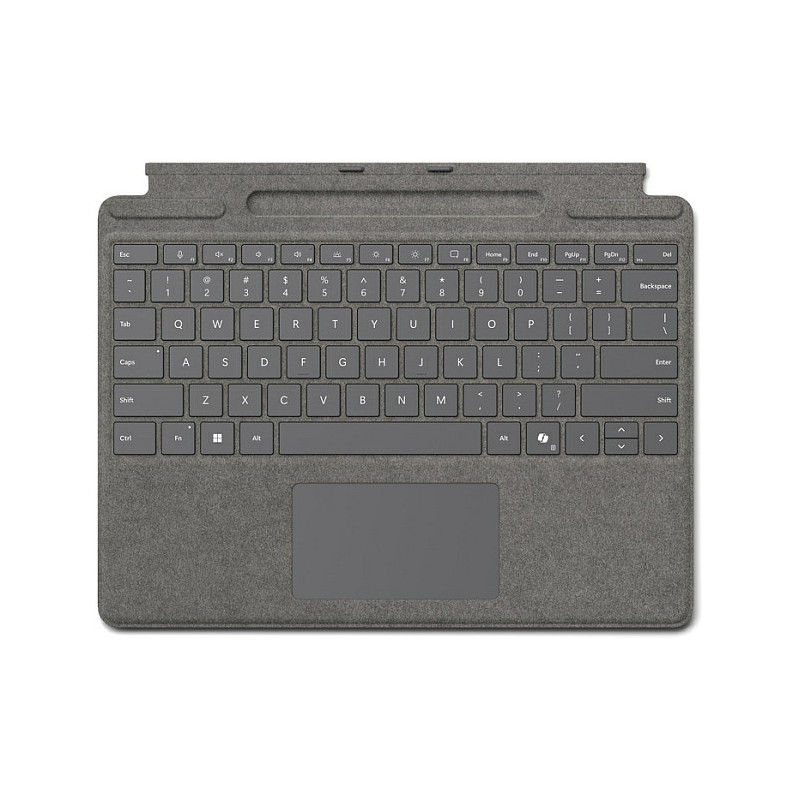 „Microsoft Surface Pro“ klaviatūra su rašiklio saugykla verslui