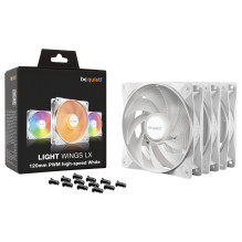 be quiet! LIGHT WINGS LX 120mm PWM High Speed 3-Pack White be quiet! LIGHT WINGS LX 120mm PWM High Speed 3-Pack White