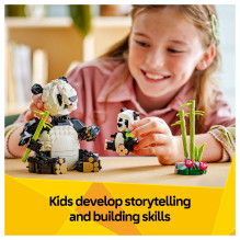 LEGO Creator Laukiniai gyvūnai: Pandų šeima