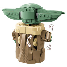 LEGO Star Wars Grogu su skraidančiu vežimėliu