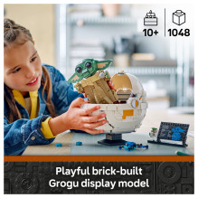 LEGO Star Wars Grogu su skraidančiu vežimėliu