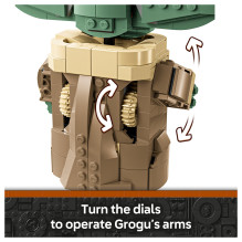 LEGO Star Wars Grogu su skraidančiu vežimėliu