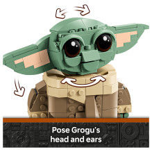 LEGO Star Wars Grogu su skraidančiu vežimėliu