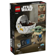 LEGO Star Wars Grogu su skraidančiu vežimėliu