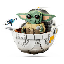 LEGO Star Wars Grogu su skraidančiu vežimėliu