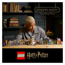 LEGO Harry Potter Įstrižainės skersgatvio burtininkų parduotuvės