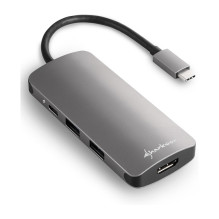 „Sharkoon“ USB 3.0 C tipo daugiaportinis adapteris