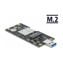 DeLOCK 63166 sąsajos plokštės / adapteris DeLOCK 63166 sąsajos plokštės / adapteris
