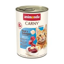 ANIMONDA Carny suaugusių kačių ėdalas su jautiena, menke ir petražolėmis, 400 g