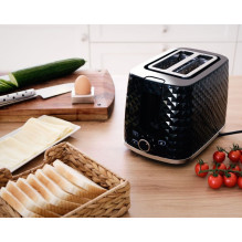 TO280C ELDOM skrudintuvas TOSTI, bandelių lentynėlė, atitirpinimo sistema, juodas