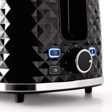 TO280C ELDOM Toaster TOSTI, bun rack, defrost system, black
