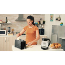 TO280C ELDOM skrudintuvas TOSTI, bandelių lentynėlė, atitirpinimo sistema, juodas