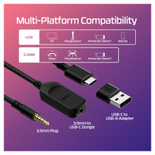 HyperX Cloud III BLK / RED žaidimų ausinės