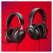 HyperX Cloud III BLK / RED žaidimų ausinės