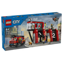 LEGO City Fire Station with Fire Engine