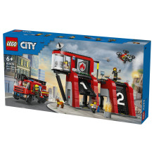 LEGO City Fire Station with Fire Engine