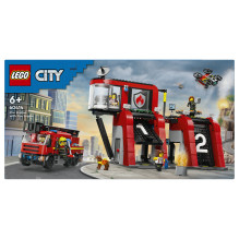 LEGO City Fire Station with Fire Engine