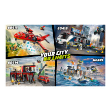 LEGO City gaisrinė su gaisrine mašina