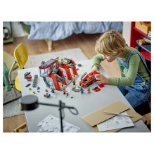 LEGO City Fire Station with Fire Engine