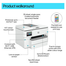 HP OfficeJet Pro 9730e WF AiO spausdintuvas