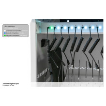 Alcasa PCT20-C32-18 portable device management cart / cabinet