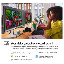HP serijos 7 Pro 27 colių 4K „Thunderbolt 4“ monitorius – 727 pk kompiuterio monitorius