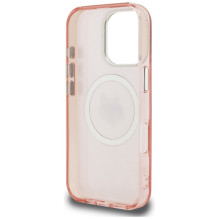 Karl Lagerfeld IML Choupette Head Logo MagSafe Case for iPhone 16 Pro Max - Pink