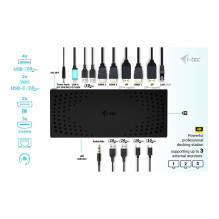 i-tec CATRIPLE4KDOCKPD2 laptop dock / port replicator