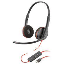 HP Poly Blackwire 3220 Stereo USB-C Headset +USB-C / A Adapter HP Poly Blackwire 3220 Stereo USB-C Headset +USB-C / A Adapter