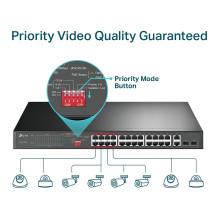 TP-Link TL-SL1226P tinklo komutatorius