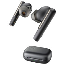 HP Poly Voyager Free 60 UC Carbon Black Earbuds +BT700 USB-C Adapter +Basic Charge Case