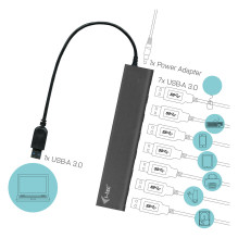 i-tec Metal U3HUB778 interface hub
