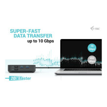 i-tec C31TRIPLE4KDOCKPDPRO laptop dock / port replicator