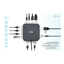 i-tec C31TRI4KDPDPRO100 laptop dock / port replicator
