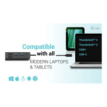 i-tec C31TRI4KDPDPRO100 laptop dock / port replicator