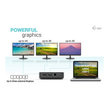 i-tec C31TRI4KDPDPRO100 laptop dock / port replicator
