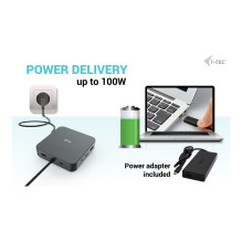 i-tec C31TRI4KDPDPRO100 laptop dock / port replicator