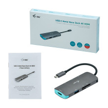 i-tec Metal C31NANODOCKPD laptop dock / port replicator