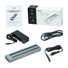 „i-tec U3CHARGEHUB16“ mobiliųjų įrenginių įkroviklis „i-tec U3CHARGEHUB16“ mobiliųjų įrenginių įkroviklis