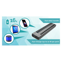 „i-tec U3CHARGEHUB16“ mobiliųjų įrenginių įkroviklis „i-tec U3CHARGEHUB16“ mobiliųjų įrenginių įkroviklis