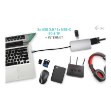 i-tec Metal C31NANODOCKVGAPD laptop dock / port replicator