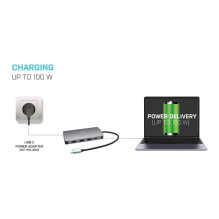 i-tec Metal C31NANODOCKVGAPD laptop dock / port replicator