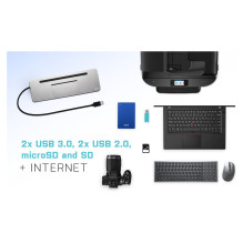i-tec Metal C31FLATDOCKPDPRO laptop dock / port replicator i-tec Metal C31FLATDOCKPDPRO laptop dock / port replicator