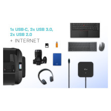 i-tec C31DUALDPDOCKPD100W laptop dock / port replicator
