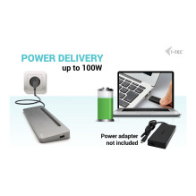 i-tec C31FLAT2PDPRO laptop dock / port replicator