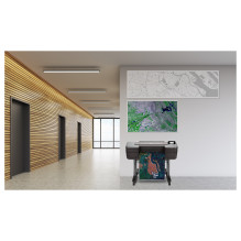 HP Designjet Z6dr 44 colių „PostScript“ spausdintuvas su V formos apipjaustytuvu didelio formato spausdintuvas